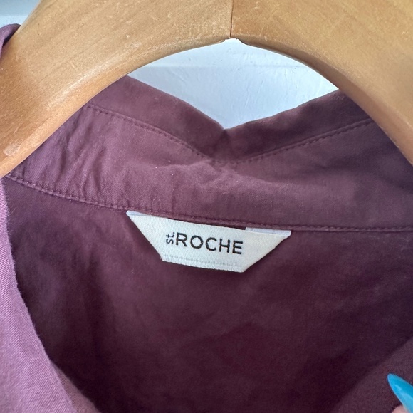 St. Roche Darcy Shirt in Raisin Size 6 - Picture 6 of 8
